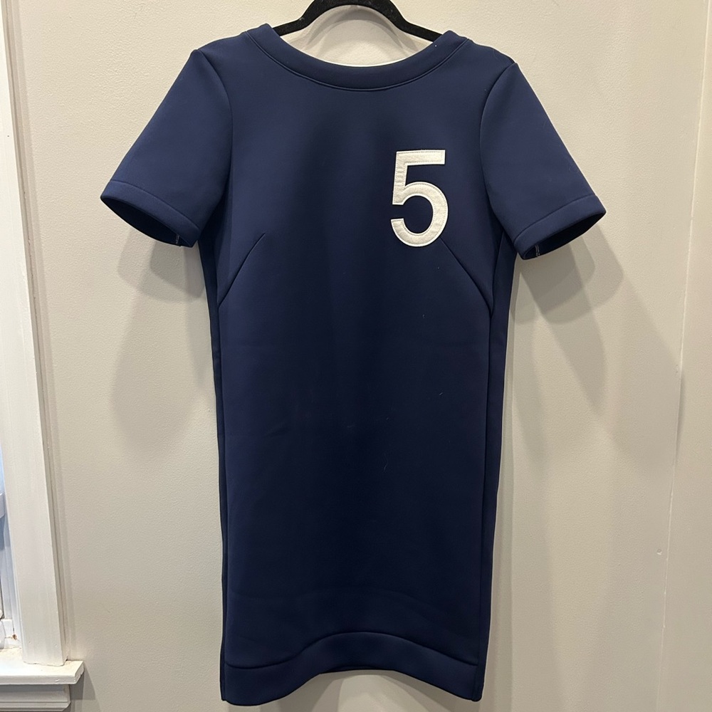 Moussy Navy Blue Dress with Number 5